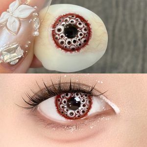 Coloredeye Inferno Eyes Red Cosplay Colored Contact Lenses丨1 Day