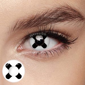 Coloredeye Black Cross Cosplay Colored Contact Lenses