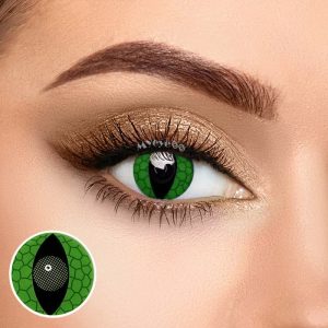 Coloredeye Blind Snake Eyes Green Cosplay Colored Contact Lenses