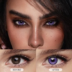 Coloredeye Butterfly Petal Violet Colored Contact Lenses丨6 Months