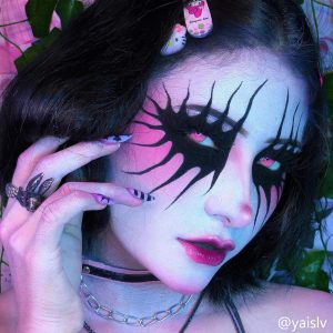 Coloredeye Blind Cloud Rim Pink Prescription Cosplay Colored Contact Lenses