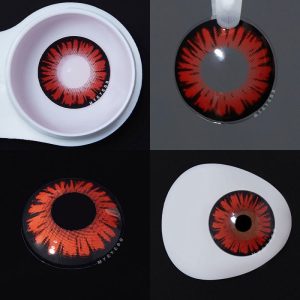 Coloredeye Miracle Times Red Prescription Cosplay Colored Contact Lenses