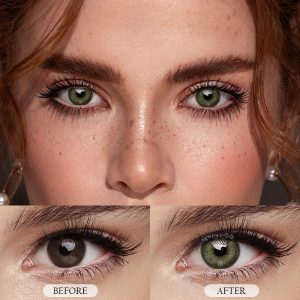 Coloredeye New York III Dark Green Prescription Colored Contact Lenses