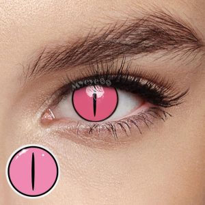Coloredeye Blind Kamado Nezuko Rose Cosplay Colored Contact Lenses