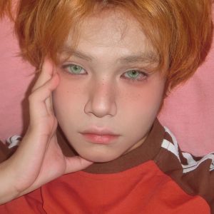 Coloredeye Rebirth Cosmic Green Prescription Men Colored Contact Lenses