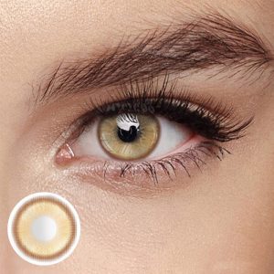 Coloredeye Magic Coral Gold Brown Prescription Colored Contact Lenses