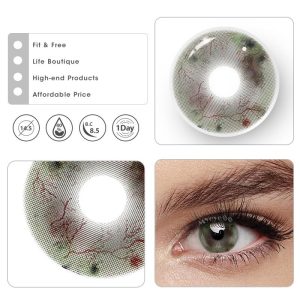 Coloredeye Rotten Soul Green Cosplay Colored Contact Lenses丨1 Day