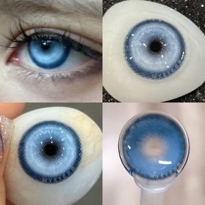 Coloredeye Cyber Blue Prescription Cosplay Colored Contact Lenses