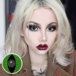 Coloredeye Blind Snake Eyes Green Cosplay Colored Contact Lenses