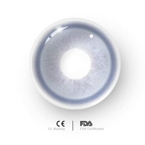 Coloredeye Genshin Moon Blue Prescription Men Colored Contact Lenses