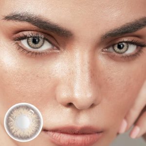 Coloredeye Rime Brown Prescription Colored Contact Lenses