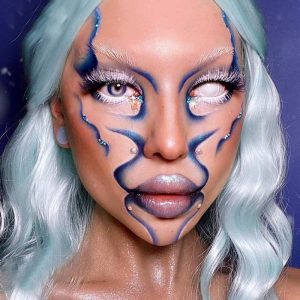 Coloredeye Blind Mini Sclera White Out Cosplay Colored Contact Lenses