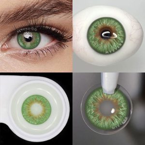 Coloredeye Crush Green Prescription Colored Contact Lenses