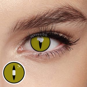 Coloredeye Maru Green Cat Eye Cosplay Colored Contact Lenses