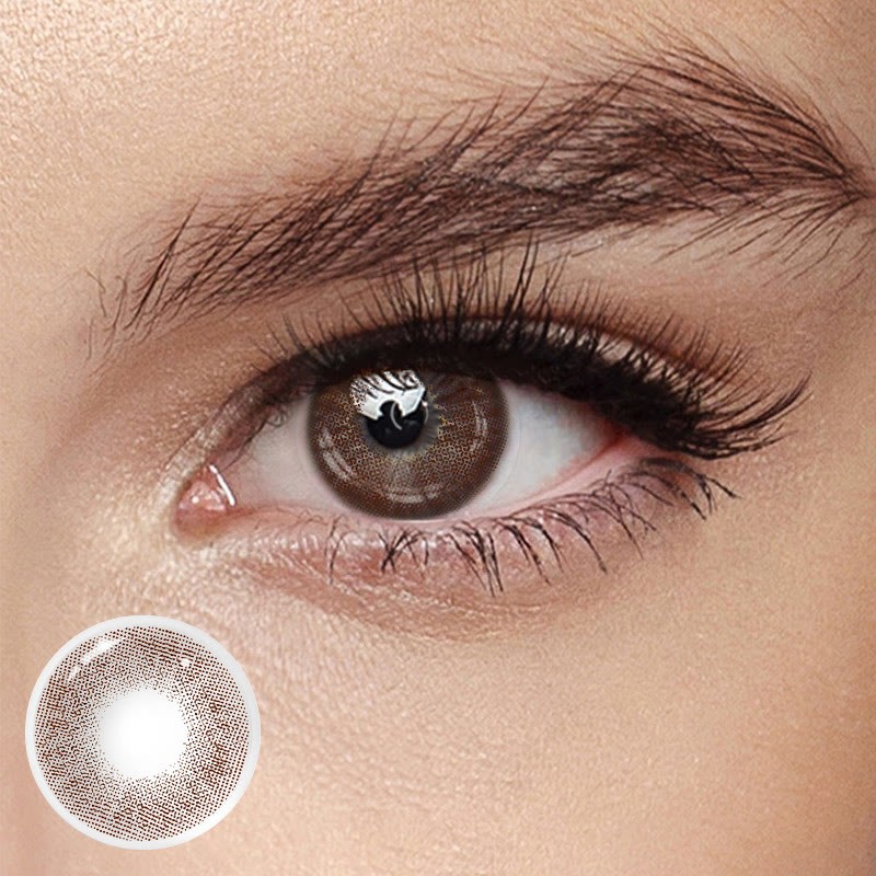 Coloredeye Queen Brown Prescription Colored Contact Lenses