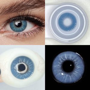 Coloredeye Eros Blue Prescription Men Colored Contact Lenses