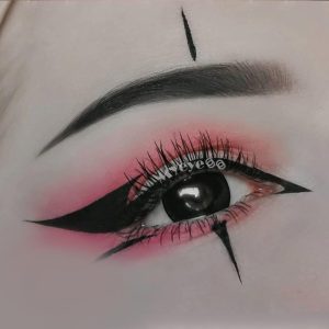 Coloredeye Black Block Prescription Cosplay Colored Contact Lenses