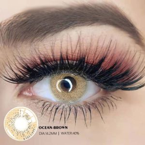 Coloredeye Ocean Brown Prescription Colored Contact Lenses