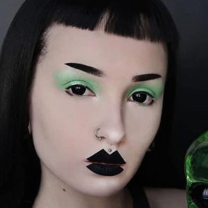 Coloredeye Black Block Prescription Cosplay Colored Contact Lenses