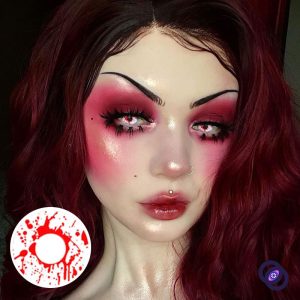 Coloredeye Trauma White Prescription Cosplay Colored Contact Lenses