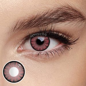 Coloredeye Miracle Times Red Prescription Cosplay Colored Contact Lenses