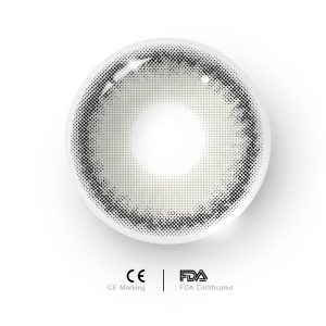 Coloredeye Fox's Eye Grey Prescription Colored Contact Lenses