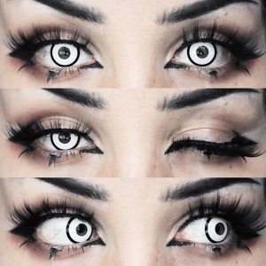 Coloredeye White Manson Prescription Cosplay Colored Contact Lenses