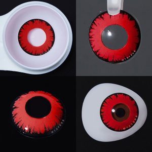Coloredeye Miracle Times Red Prescription Cosplay Colored Contact Lenses
