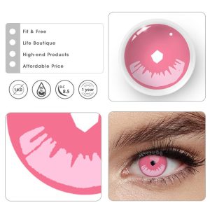 Coloredeye Blind Kamado Nezuko Prescription Cosplay Colored Contact Lenses