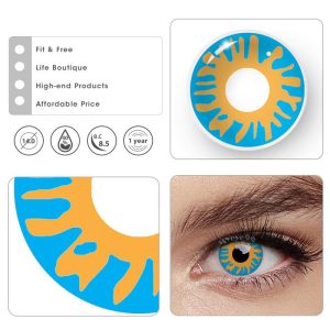 Coloredeye Van Gogh Bloom Prescription Cosplay Colored Contact Lenses