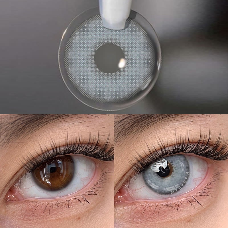 Coloredeye Queen Grey Prescription Colored Contact Lenses