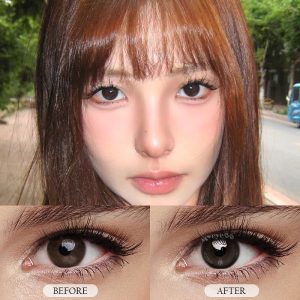 Coloredeye Dusty Black Colored Contact Lenses | 6 Months
