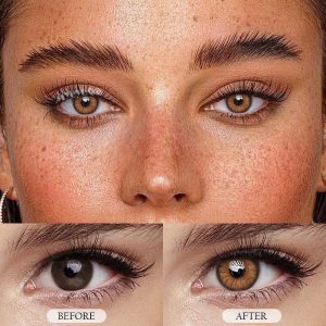 Coloredeye Nordic DNA Brown Colored Contact Lenses