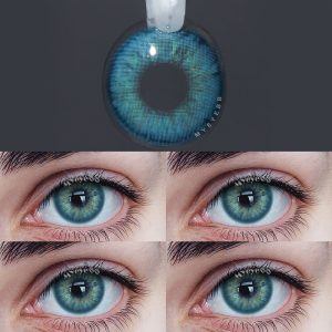 Coloredeye Aegean Sea II Blue Prescription Colored Contact Lenses