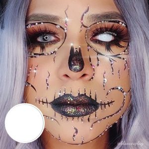 Coloredeye Blind Mini Sclera White Out Cosplay Colored Contact Lenses