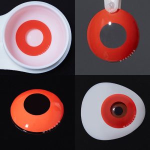 Coloredeye Vampire Red Block Prescription Cosplay Colored Contact Lenses