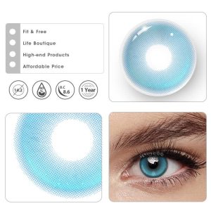 Coloredeye Monaco Blue Prescription Colored Contact Lenses