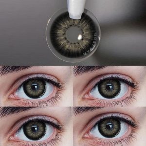 Coloredeye New York III Black Prescription Men Colored Contact Lenses