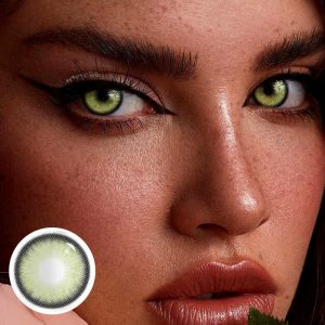 Coloredeye Norko Green Prescription Colored Contact Lenses