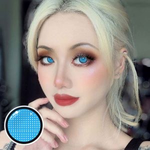 Coloredeye Blind Blue Mesh Cosplay Colored Contact Lenses