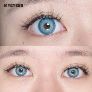 Coloredeye New York III Blue Prescription Colored Contact Lenses