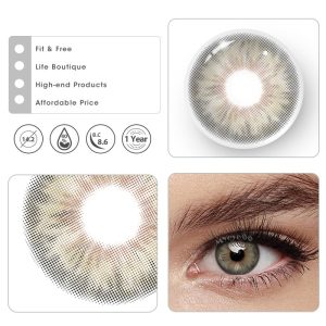 Coloredeye Tiny Iris Brown Large Pupil Prescription Colored Contact Lenses