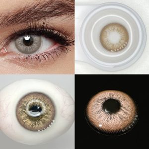 Coloredeye Unspoken Mirage Brown Prescription Colored Contact Lenses