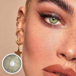 Coloredeye New York II Appeal Grey Brown Prescription Colored Contact Lenses