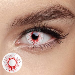 Coloredeye Trauma White Prescription Cosplay Colored Contact Lenses
