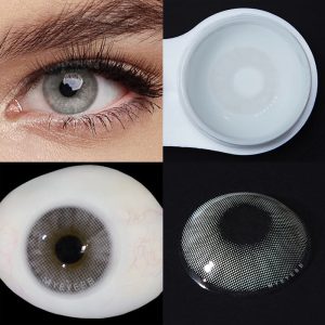 Coloredeye Aurora Grey Natural Prescription Colored Contact Lenses