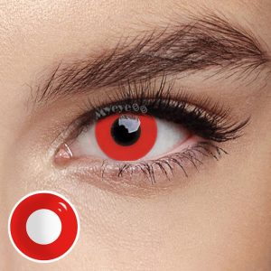 Coloredeye Vampire Red Block Prescription Cosplay Colored Contact Lenses