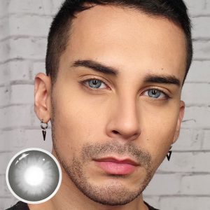 Coloredeye Dolly Grey Prescription Men Colored Contact Lenses