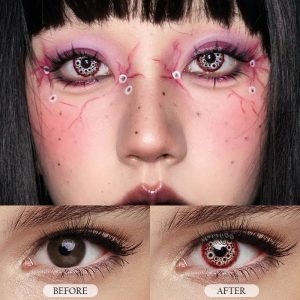 Coloredeye Inferno Eyes Red Cosplay Colored Contact Lenses丨1 Day