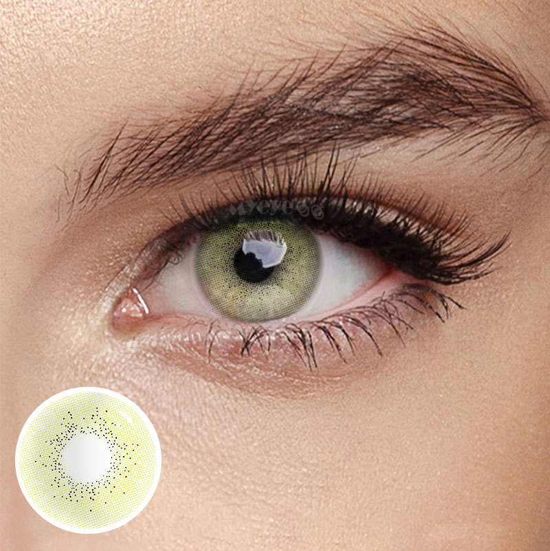 Coloredeye Ocean Brown Green Prescription Colored Contact Lenses